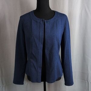 Chico's Blue Tailored Blazer. Like New.